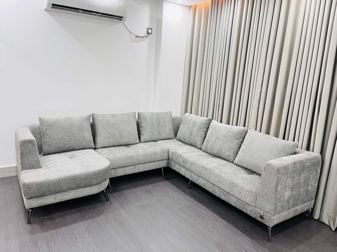 Light Grey Modern style Minimalist Sofa
