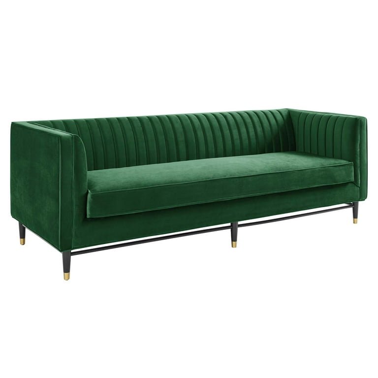 Modway Devote Channel Tufted Performance Velvet Sofa - Image 2