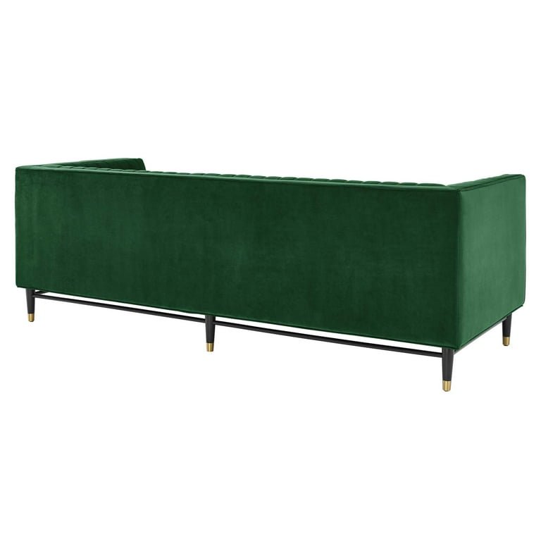 Modway Devote Channel Tufted Performance Velvet Sofa - Image 3